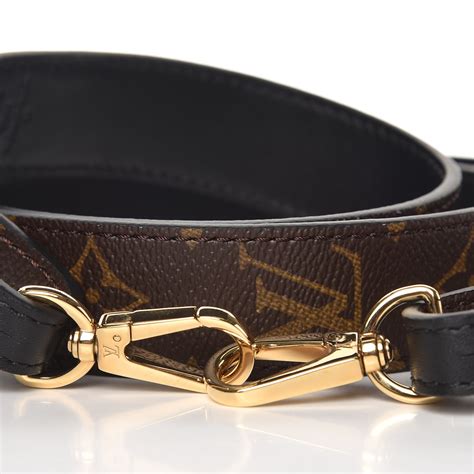 louis vuitton black shoulder strap|louis vuitton monogram adjustable strap.